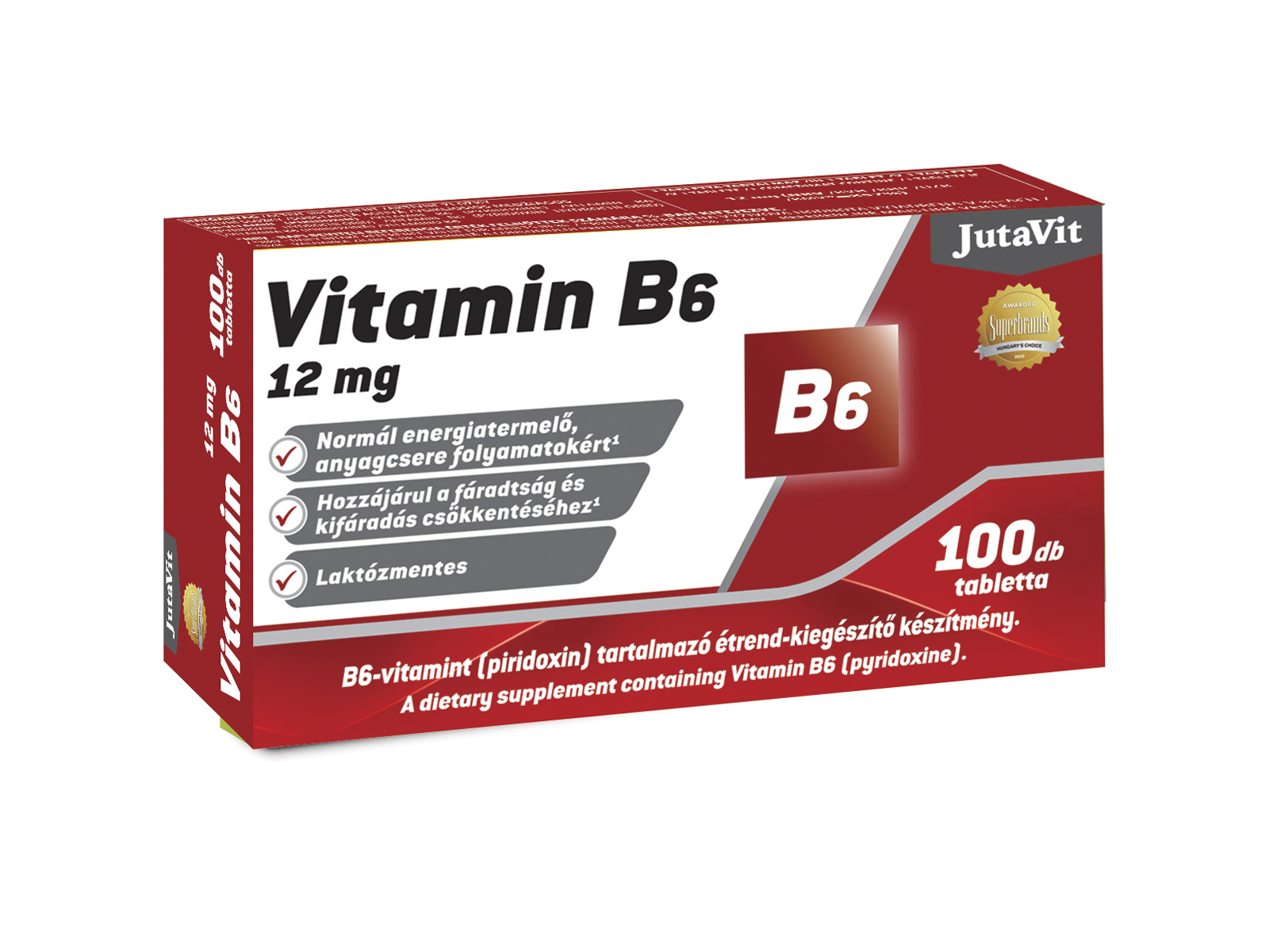JUTAVIT B6-VITAMIN 12MG 100DB