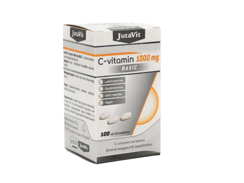 JUTAVIT C-VITAMIN 1000MG BASIC FILMTABLETTA 100DB