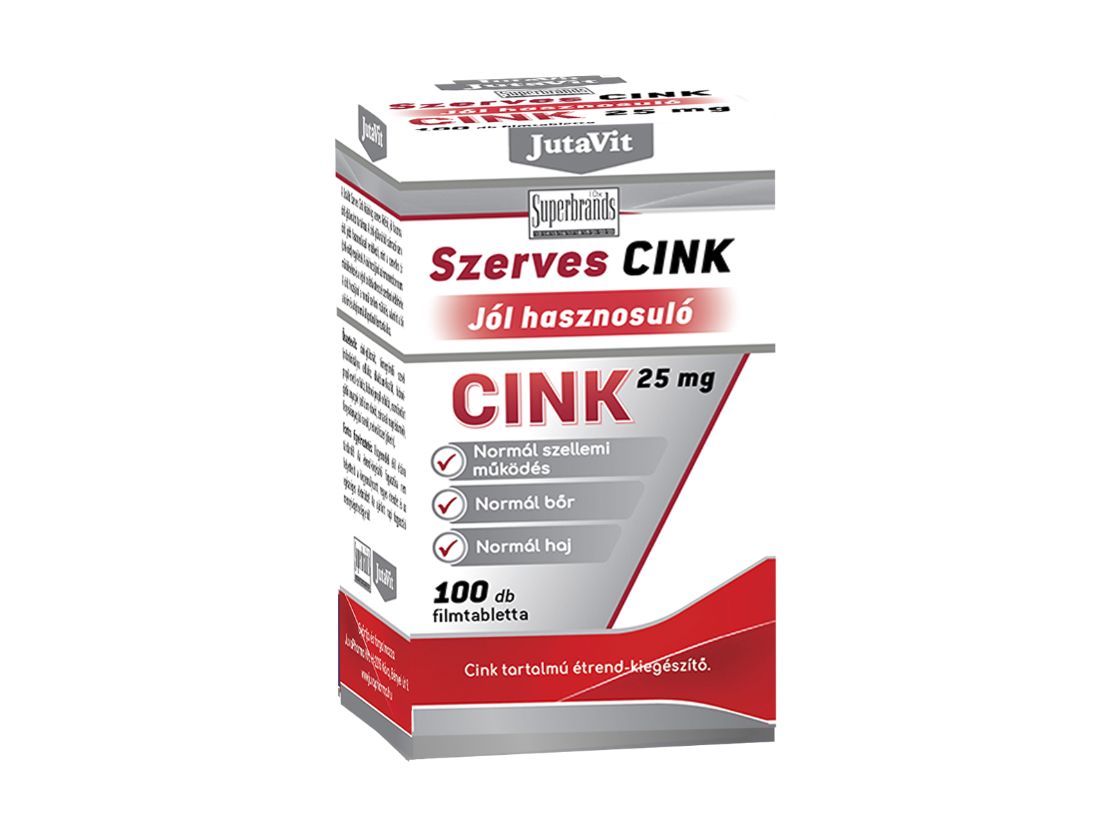 JUTAVIT CINK 15MG TABLETTA 60DB