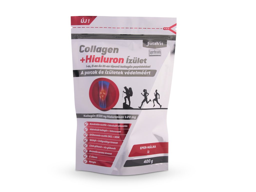 JUTAVIT COLLAGEN+HIALURON ÍZÜLET EPER-MÁLNA 400G
