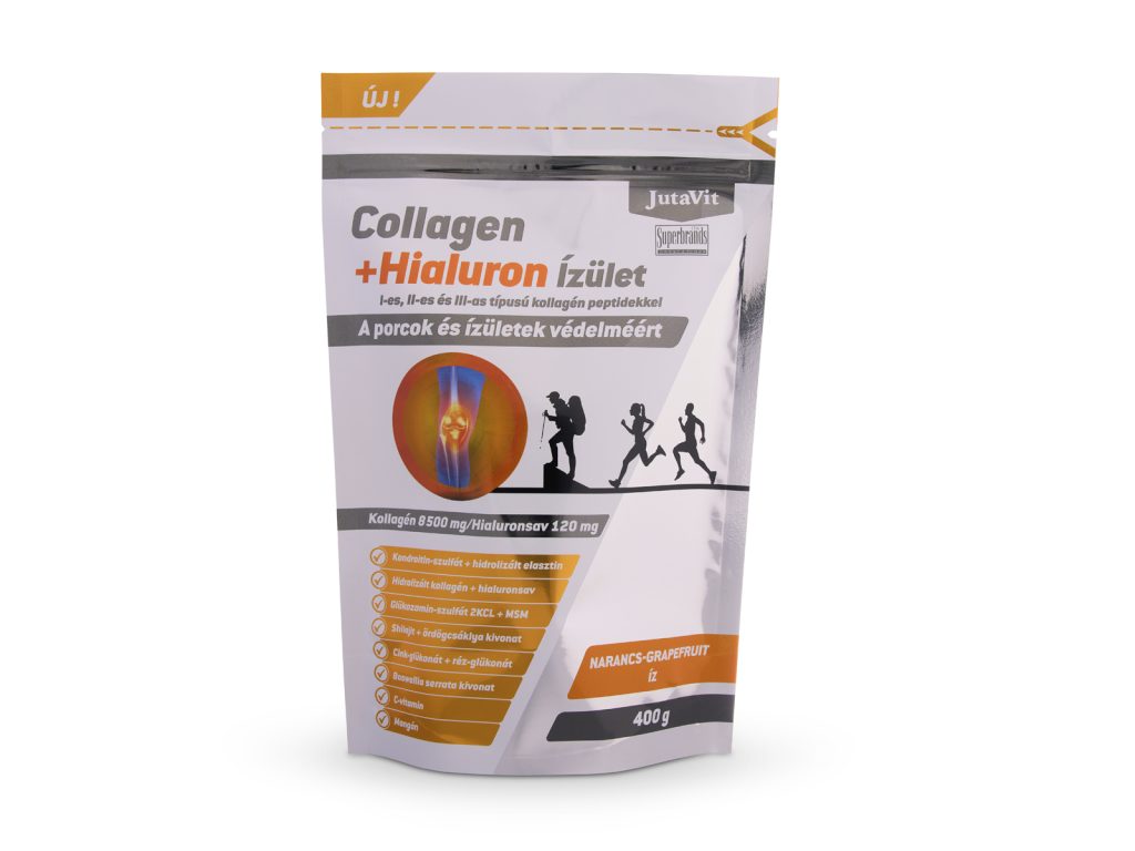 JUTAVIT COLLAGEN+HIALURON ÍZÜLET NARANCS-GRAPEFRUIT 400G