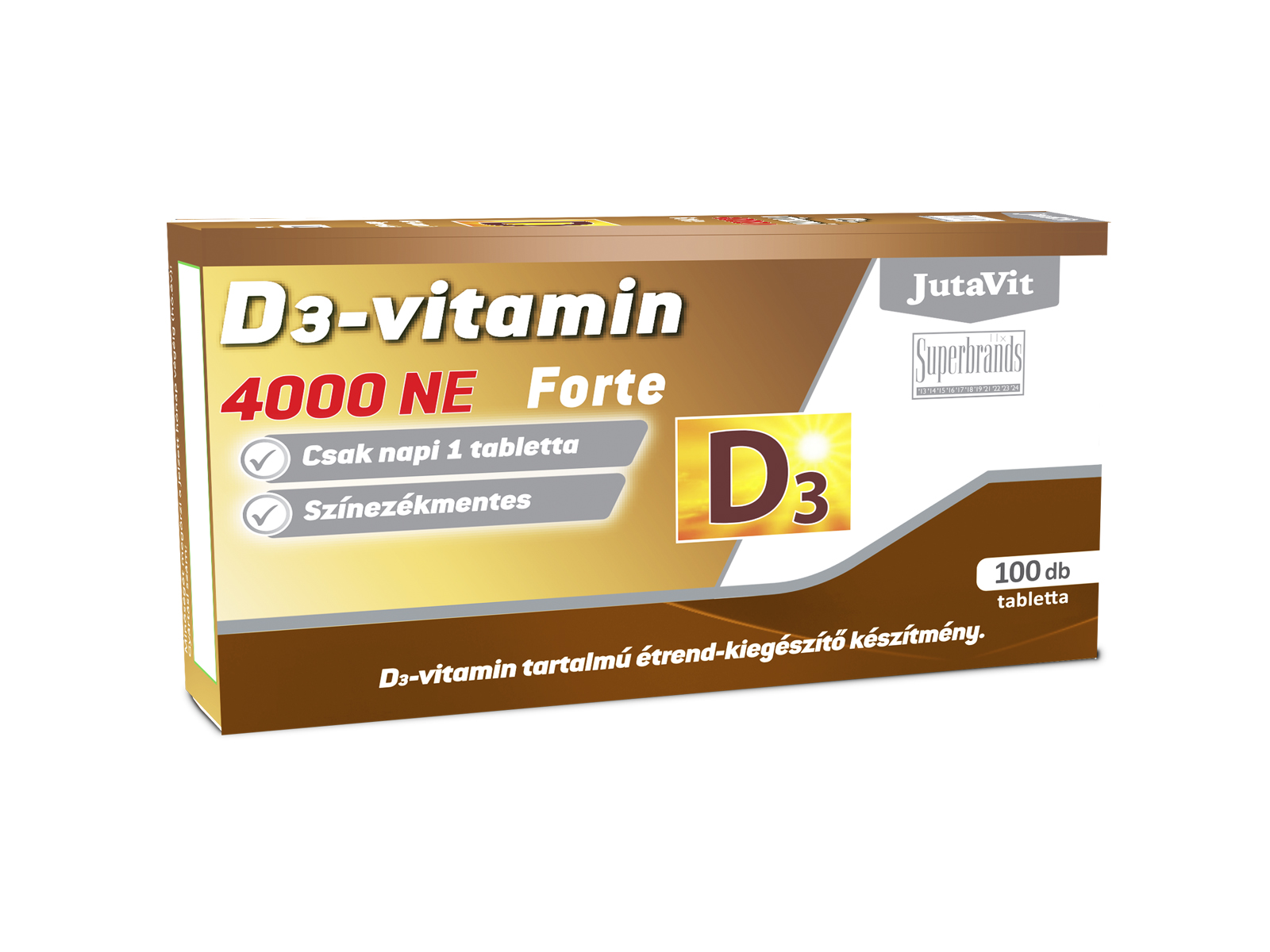 JUTAVIT D3 VITAMIN 4000NE FORTE TABLETTA 100DB