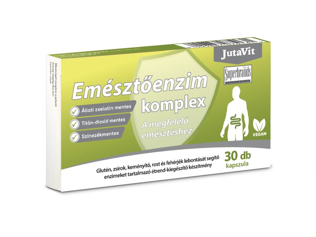 JUTAVIT EMÉSZTŐENZIM KOMPLEX KAPSZULA 30DB