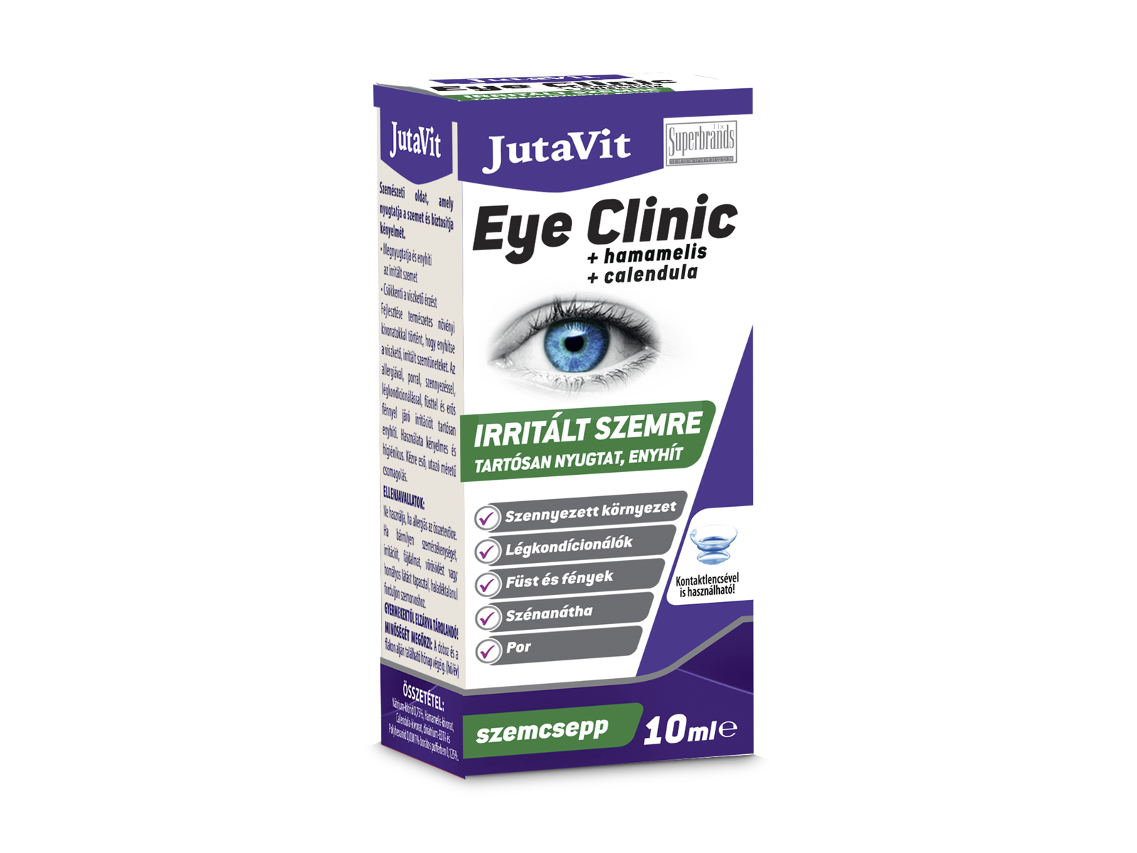 JUTAVIT EYE CLINIC IRRITÁLT SZEMRE 10ML