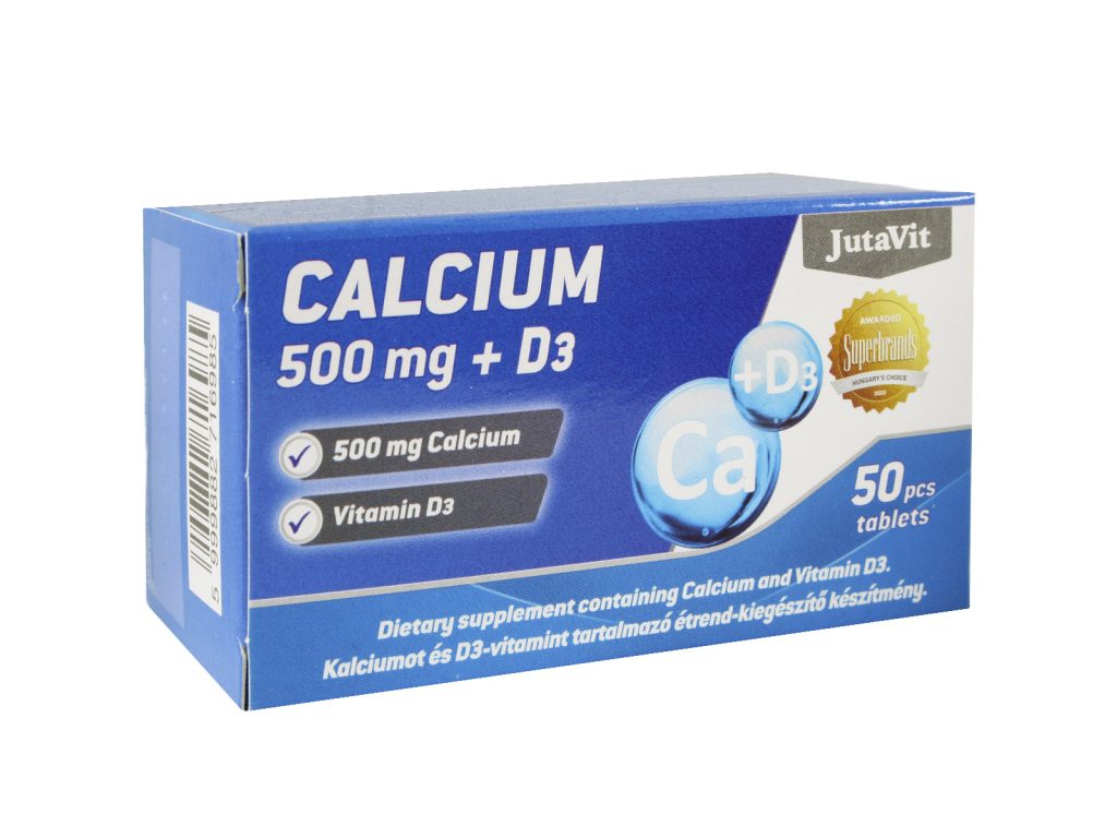 JUTAVIT KÁLCIUM 500MG TABLETTA 50DB