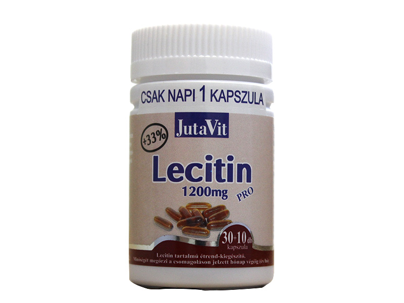 JUTAVIT LECITIN PRO 1200MG KAPSZULA 40DB