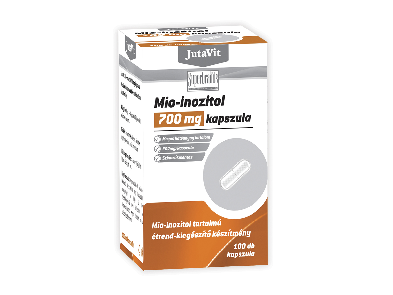 JUTAVIT MIO-INOZITOL POR 700MG KAPSZULA 100DB