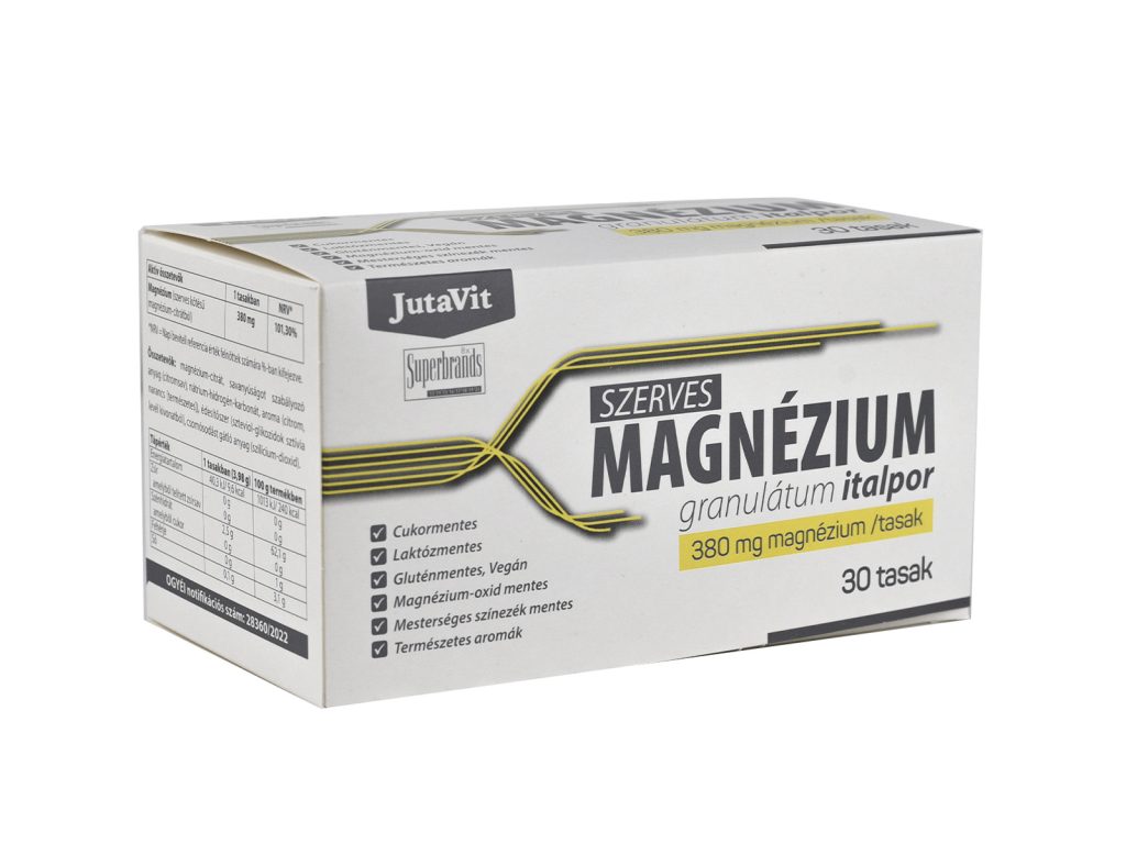 JUTAVIT SZERVES MAGNÉZIUM GRANULÁTUM ITALPOR 30DB
