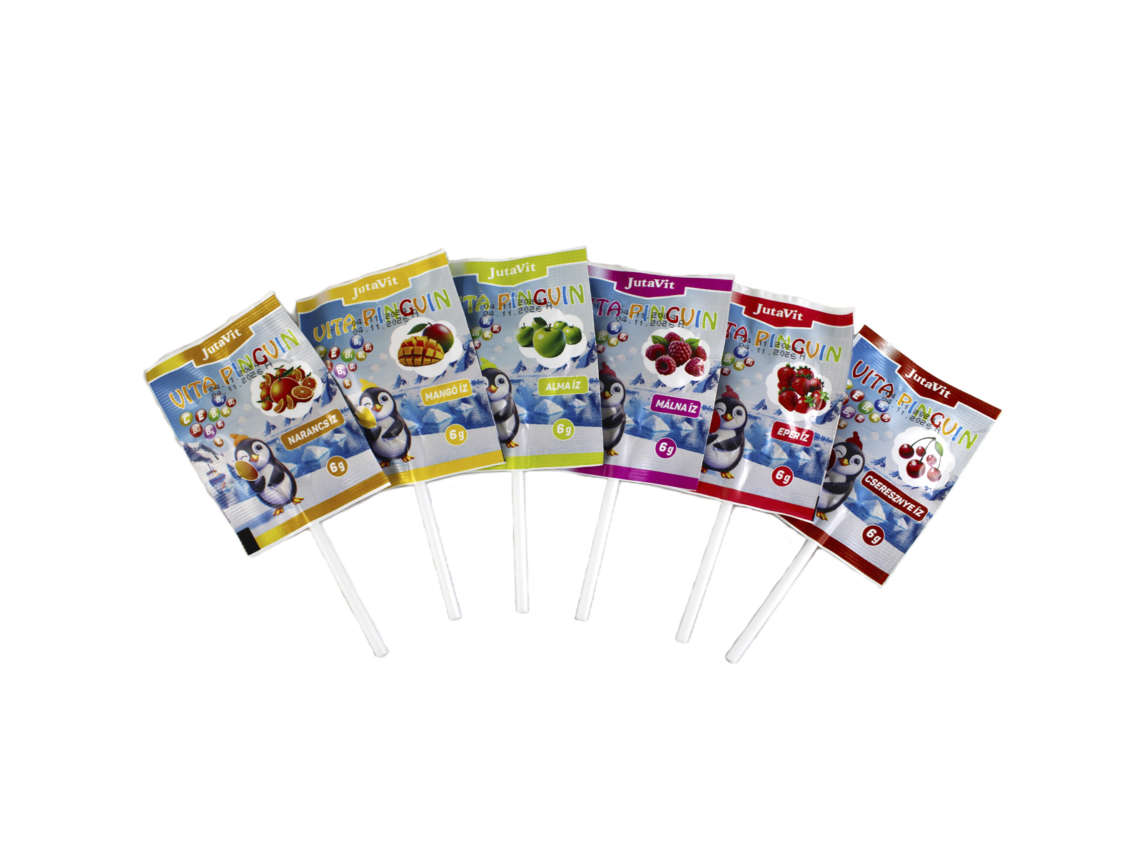 JUTAVIT VITA PINGVIN MULTIVITAMIN NYALÓKA TÖBB ÍZBEN 1DB