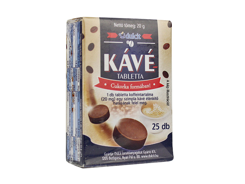 DULCIT KÁVÉTABLETTA 25DB