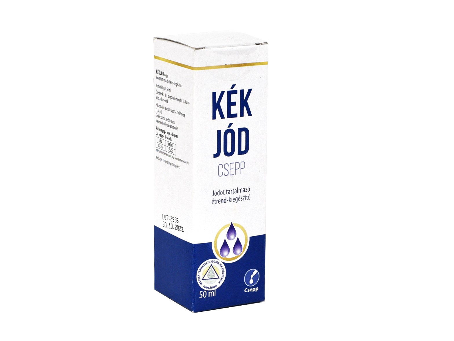 KÉK JÓD CSEPP 50ML