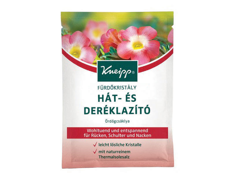 KNEIPP HÁT ÉS DERÉKLAZÍTÓ FÜRDŐKRISTÁLY ÖRDÖGCSÁKLYA 60G
