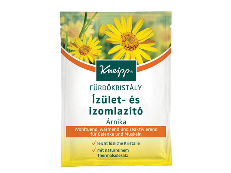 KNEIPP ÍZÜLET-ÉS IZOMLAZÍTÓ FÜRDŐKRISTÁLY ÁRNIKA 60G
