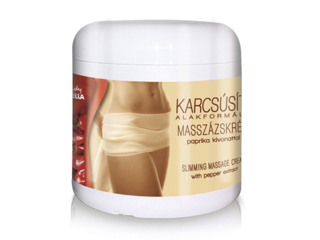 LADY STELLA KARCSÚSÍTÓ MASSZÁZSKRÉM PAPRIKA KIVONATTAL 500ML