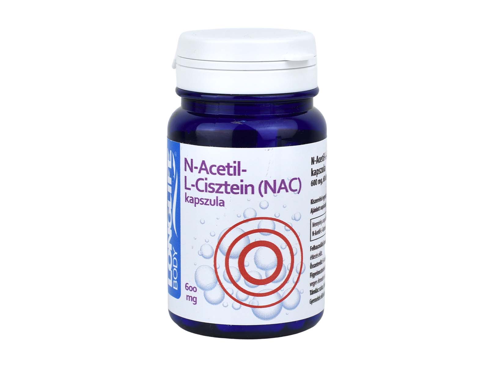 LONGLIFE N-ACETIL-L-CISZTEIN (NAC) KAPSZULA 60DB