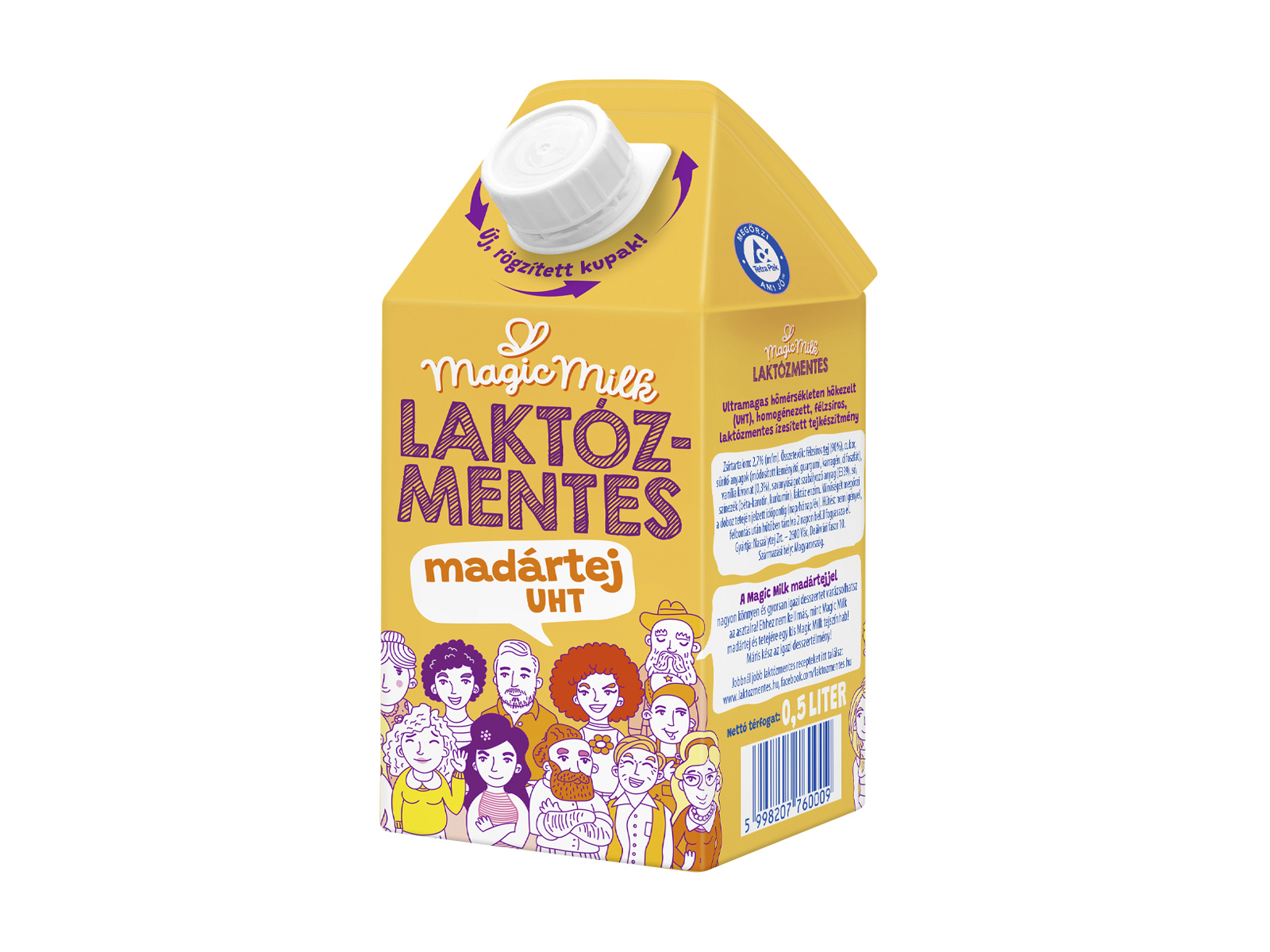 MAGIC MILK LAKTÓZMENTES MADÁRTEJ 500ML