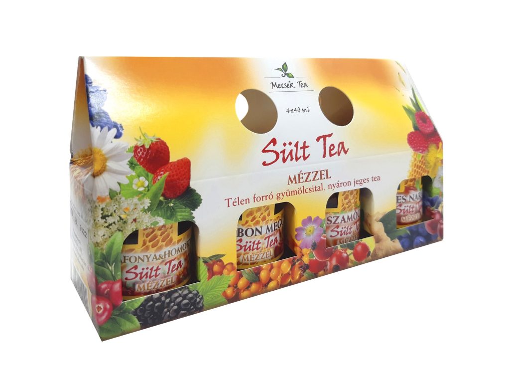 MECSEK SÜLT TEA MÉZZEL SÁRGA DÍSZDOBOZBAN 4DB