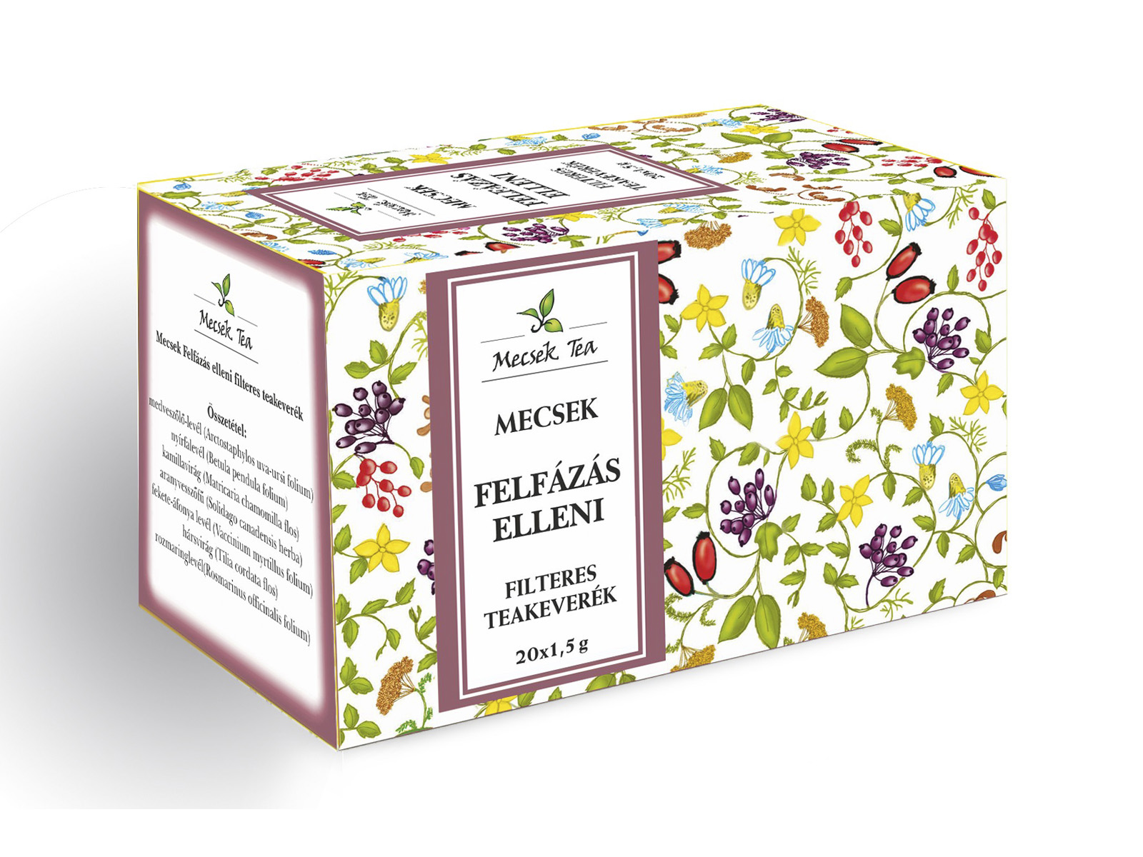 MECSEK TEA FELFÁZÁS ELLENI FILTERES TEAKEVERÉK 20DB