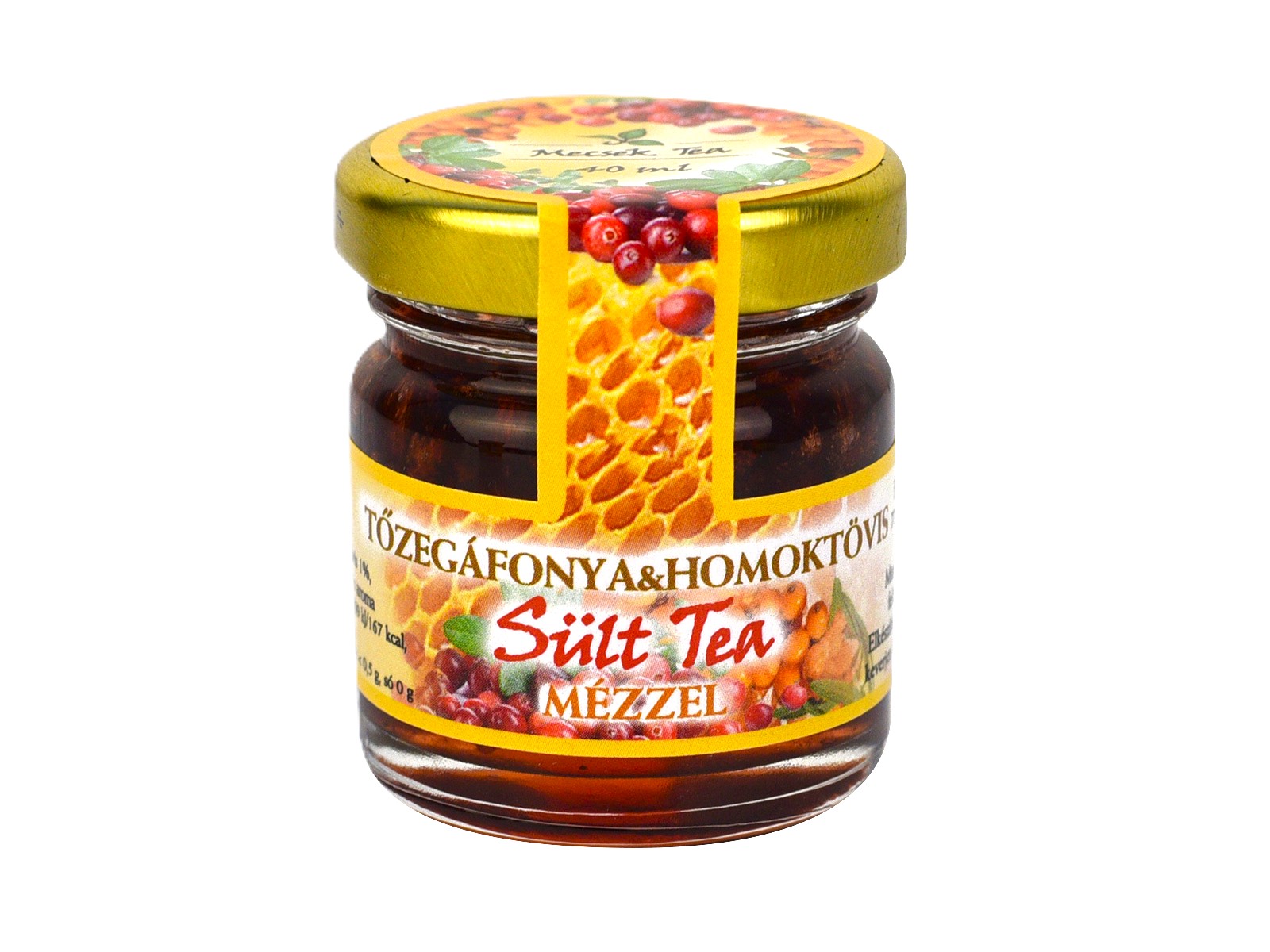 MECSEK TŐZEGÁFONYA ÉS HOMOKTÖVIS SÜLT TEA MÉZZEL 40ML
