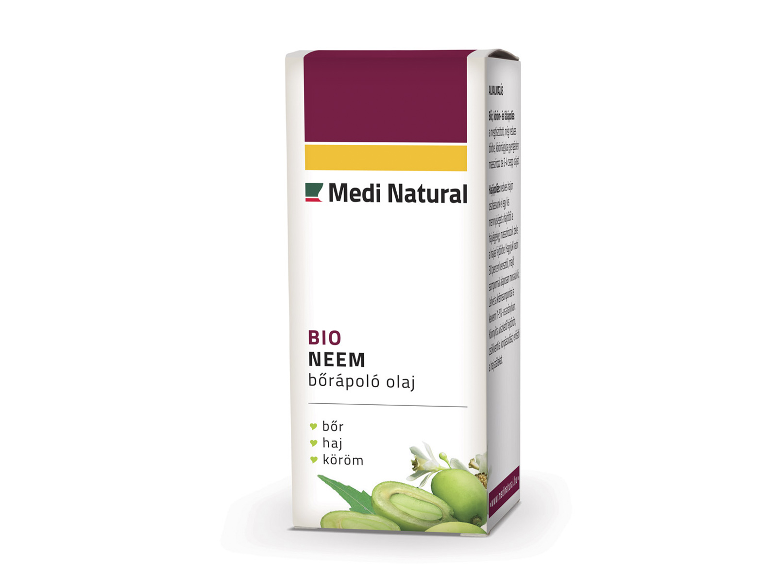 MEDINATURAL BŐRÁPOLÓ OLAJ NEEM 20ML