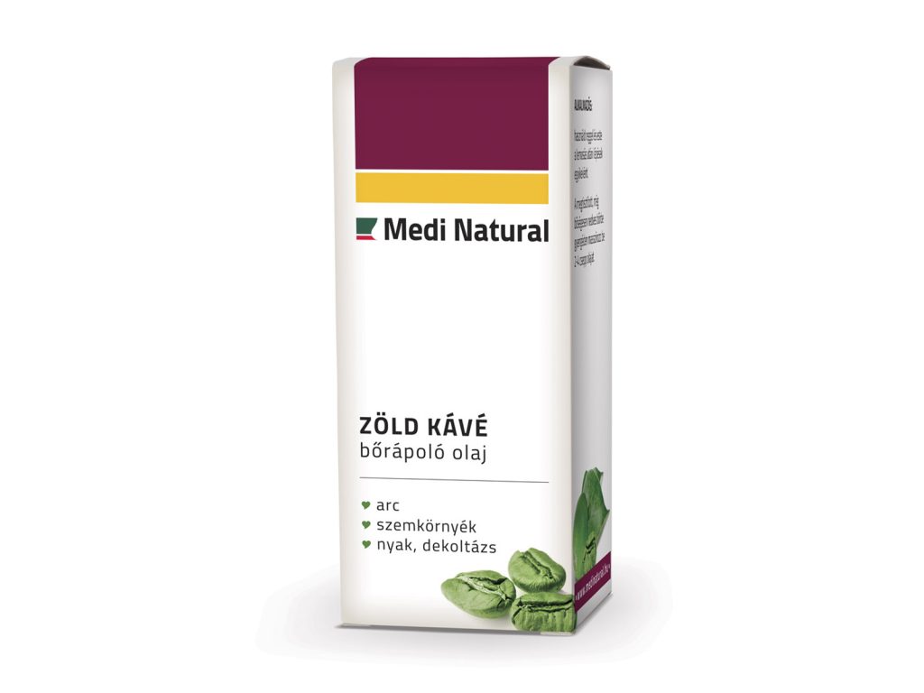 MEDINATURAL ZÖLD KÁVÉ BŐRÁPOLÓ OLAJ 20ML