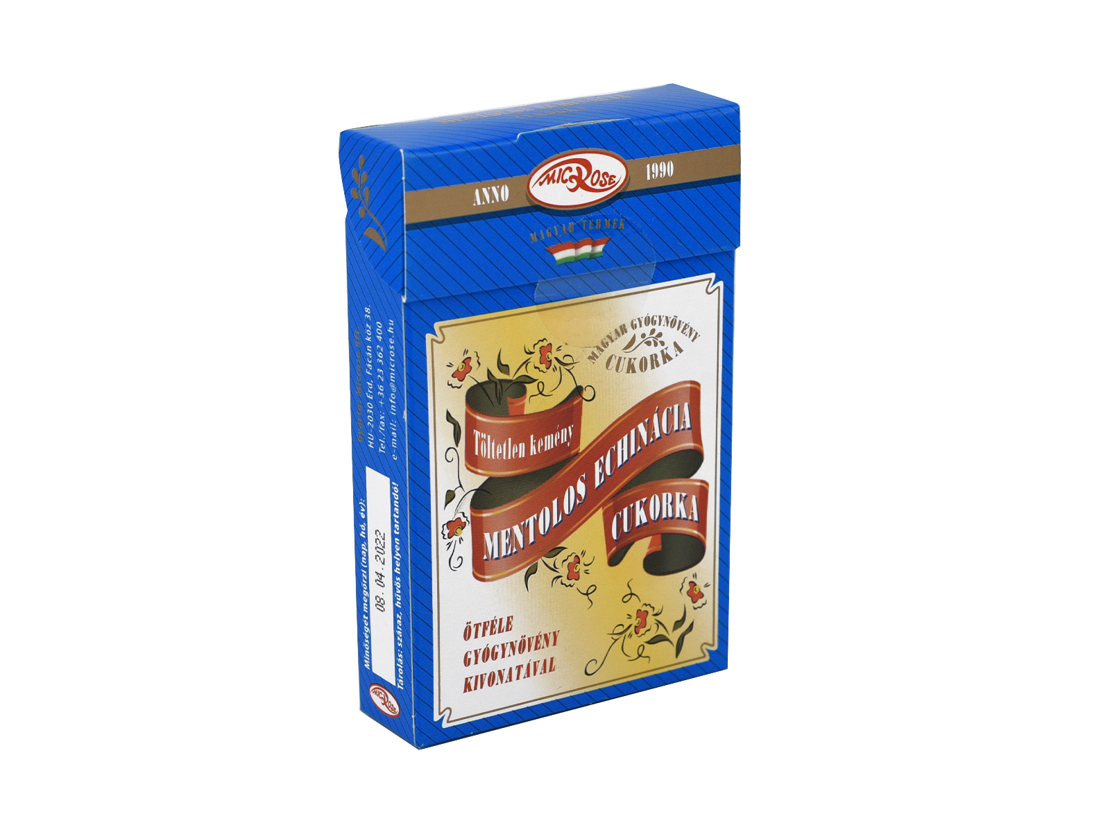 MICROSE CUKORKA KASVIRÁG MENTOLOS 75G