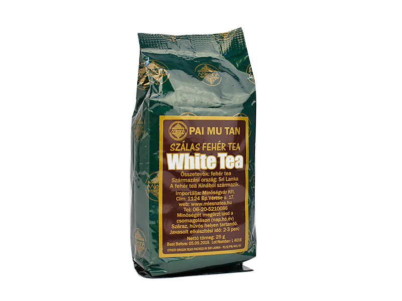 MLESNA FEHÉR TEA SZÁLAS 25G