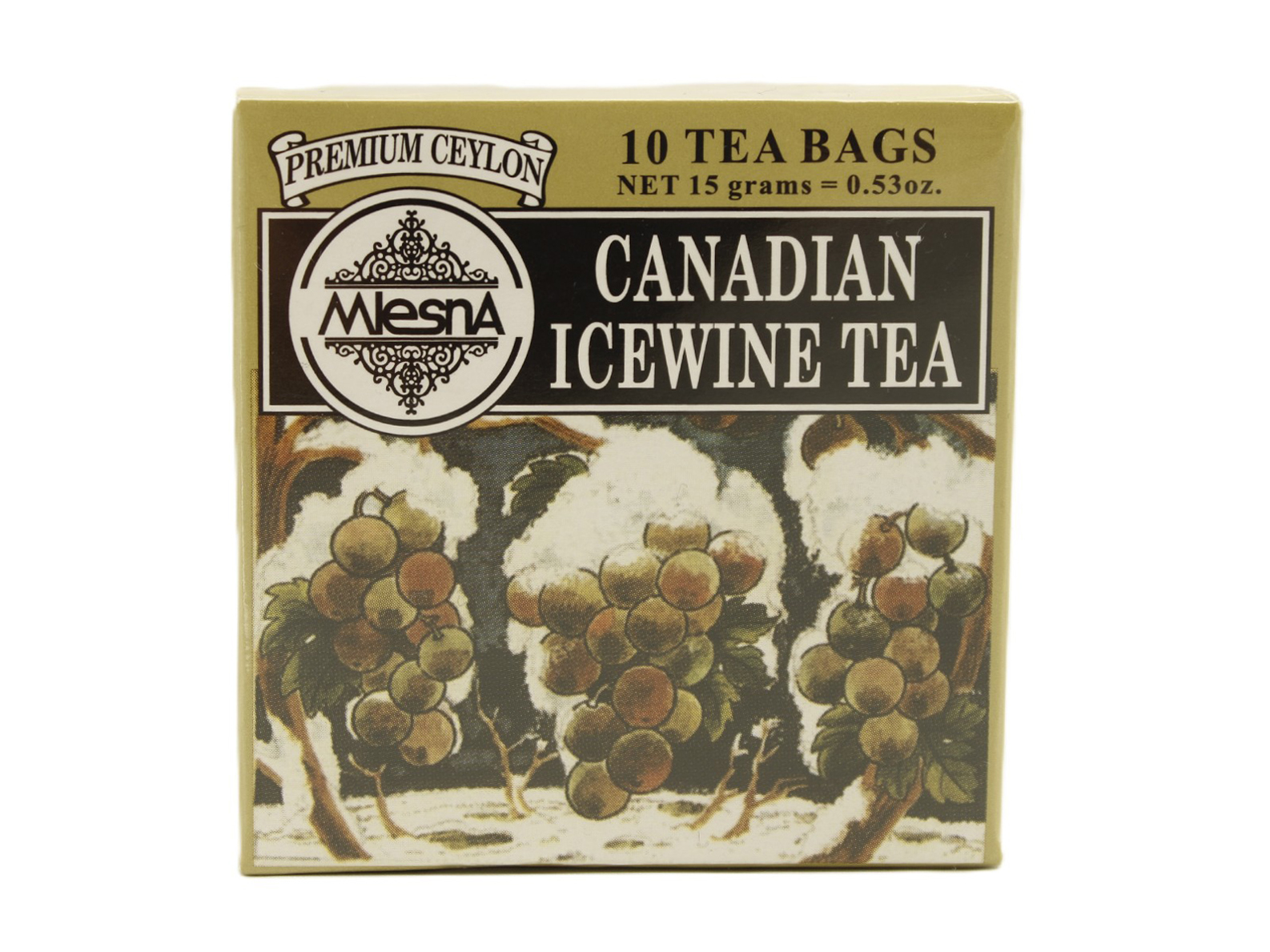 MLESNA FEKETE TEA KANADAI JÉGBOR ÍZESÍTÉSSEL FILTERES 10DB