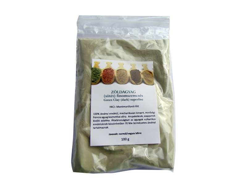 MOSÓMAMI ZÖLDAGYAG ARCPAKOLÁS 100G