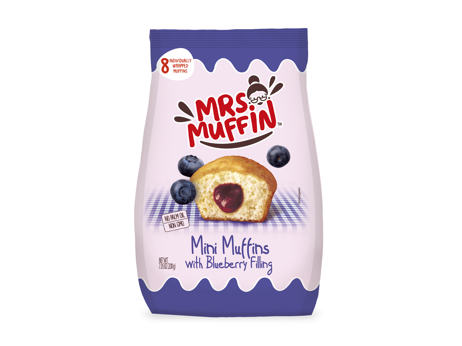 MRS. MUFFIN ÁFONYALEKVÁR TÖLTELÉKKEL 200G
