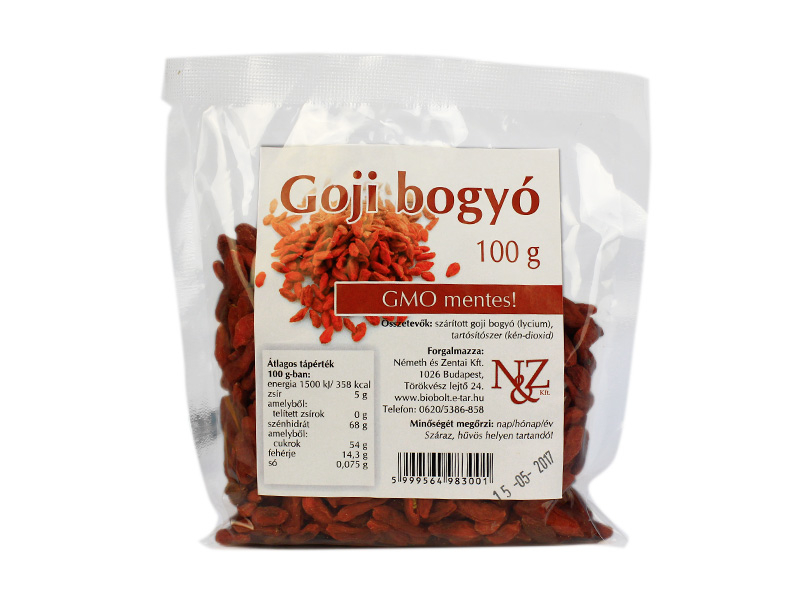 N&Z GOJI BOGYÓ 100G