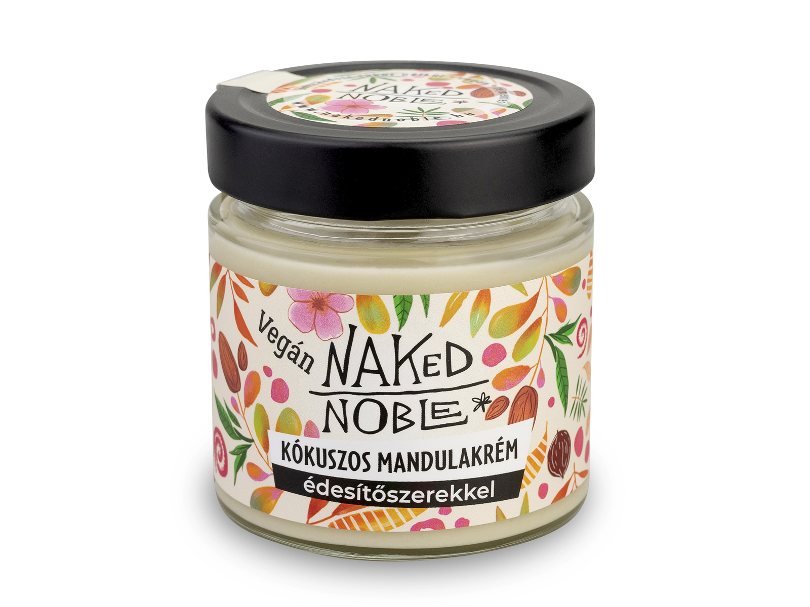NAKED NOBLE KÓKUSZOS MANDULAKRÉM ÉDESÍTŐSZEREKKEL 200G