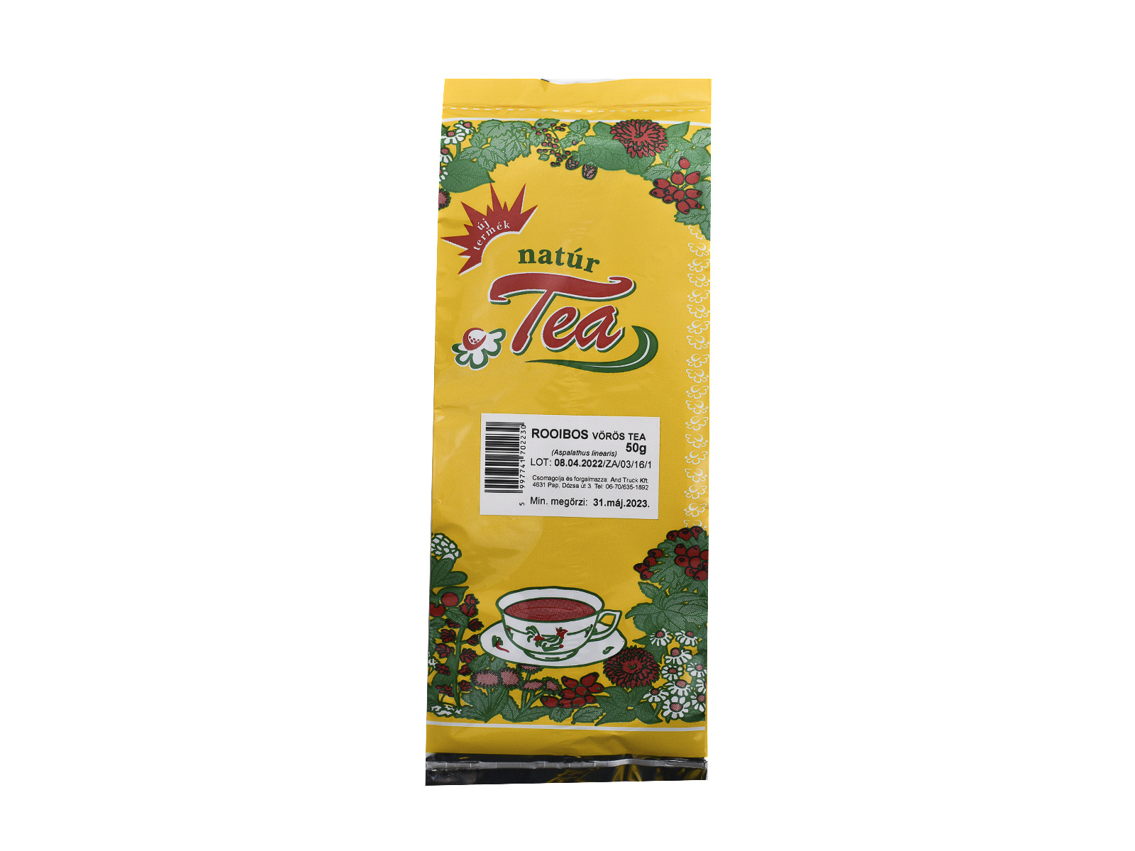 NATÚR ROOIBOS VÖRÖS TEA 50G