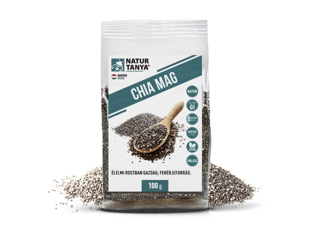 NATUR TANYA CHIA MAG (FEKETE SALVIA HISPANICA, AZTÉK ZSÁLYA) 100G
