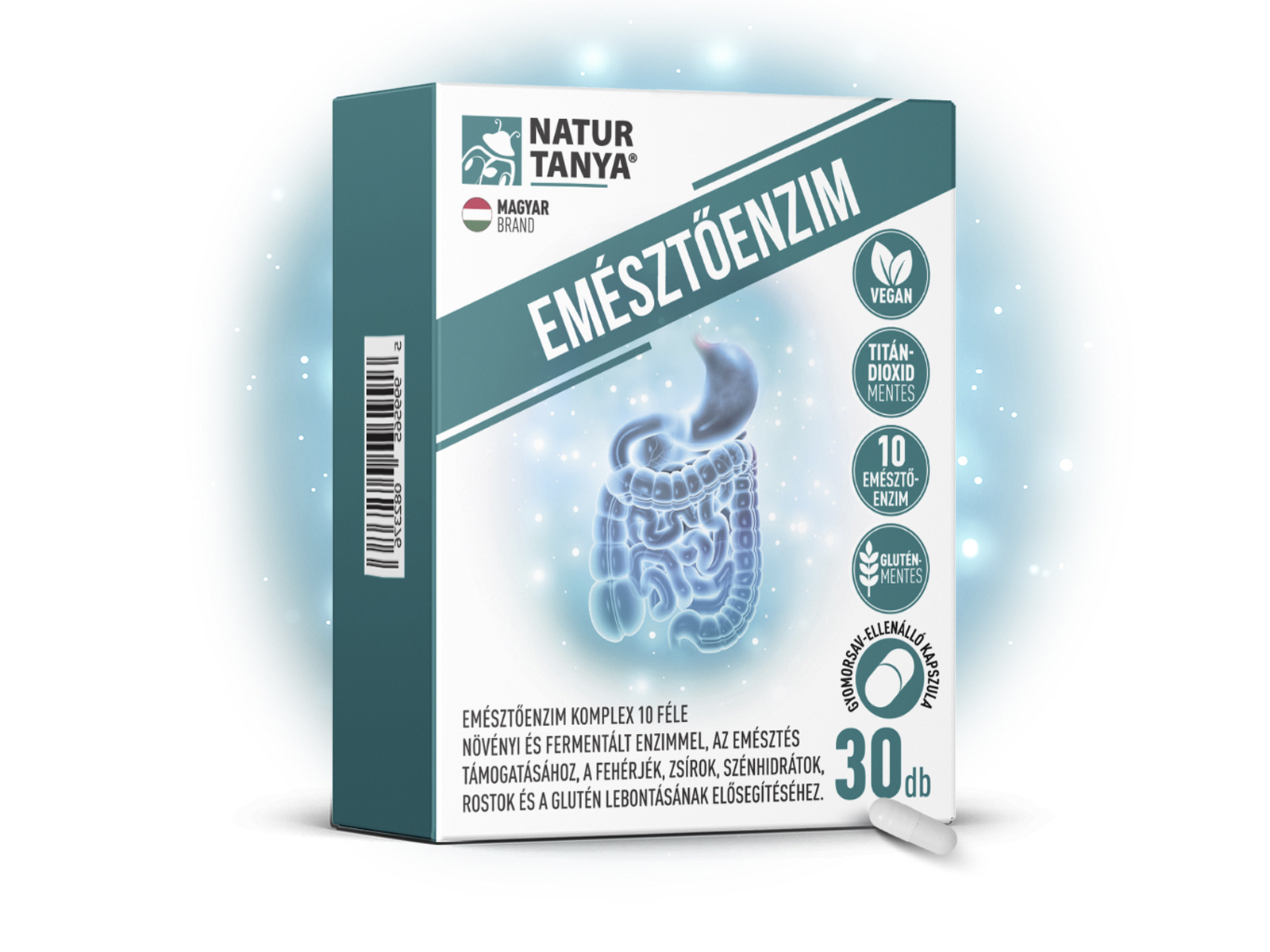 NATUR TANYA EMÉSZTŐENZIM KOMPLEX KAPSZULA 30DB