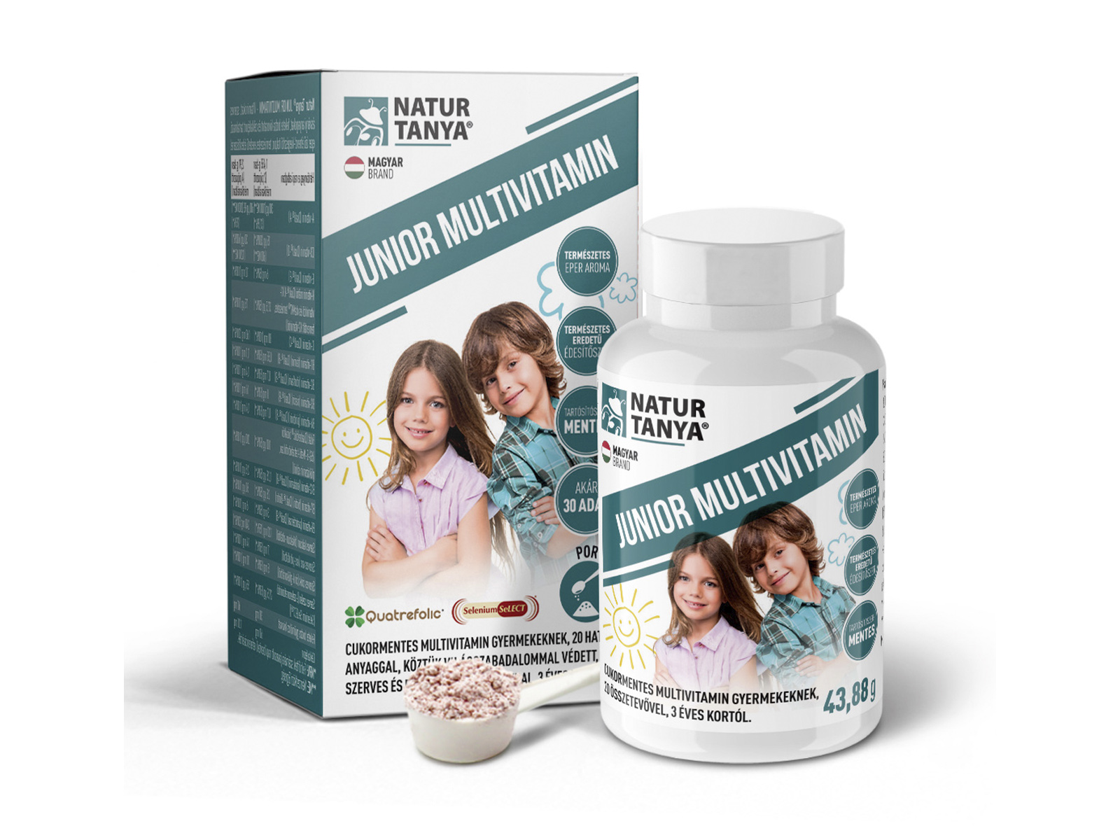 NATUR TANYA JUNIOR MULTIVITAMIN POR 3-12 ÉVES KORIG 44G