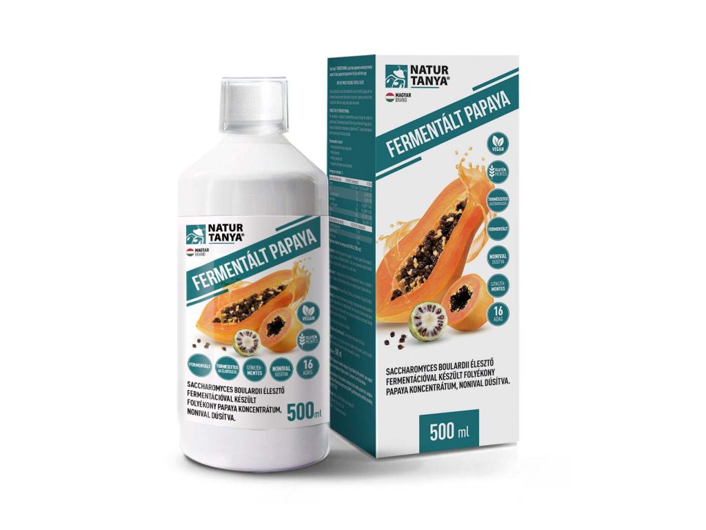 NATUR TANYA FERMENTÁLT PAPAYA KONCENTRÁTUM 500ML