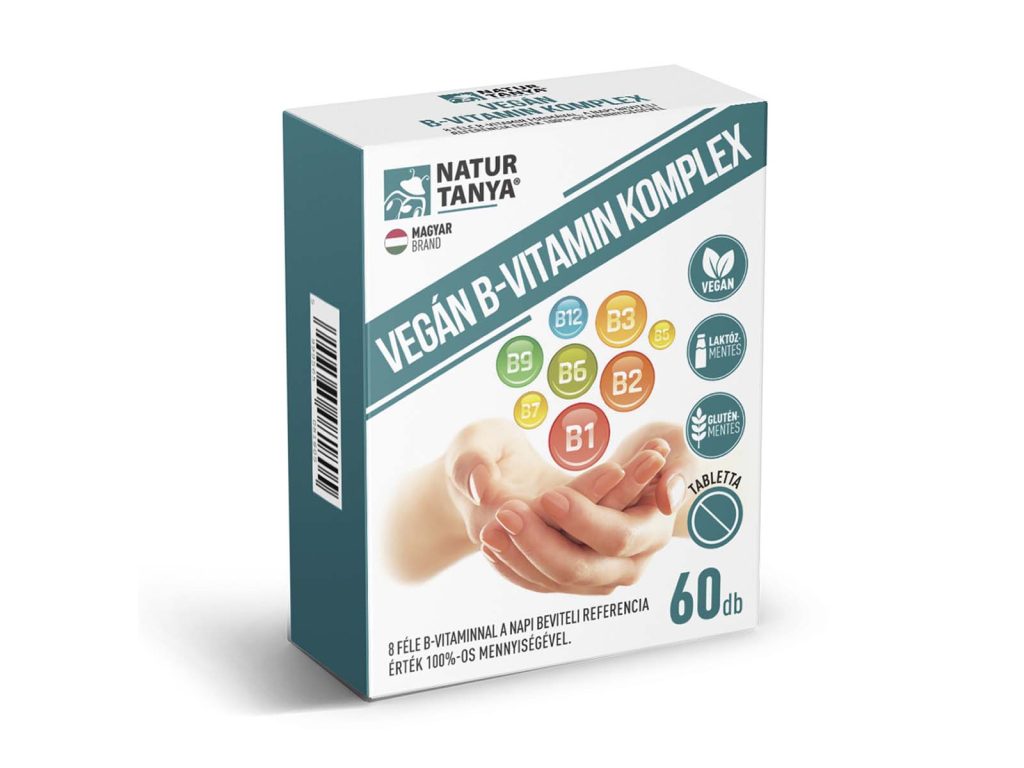 NATUR TANYA VEGÁN B-VITAMIN KOMPLEX 60DB