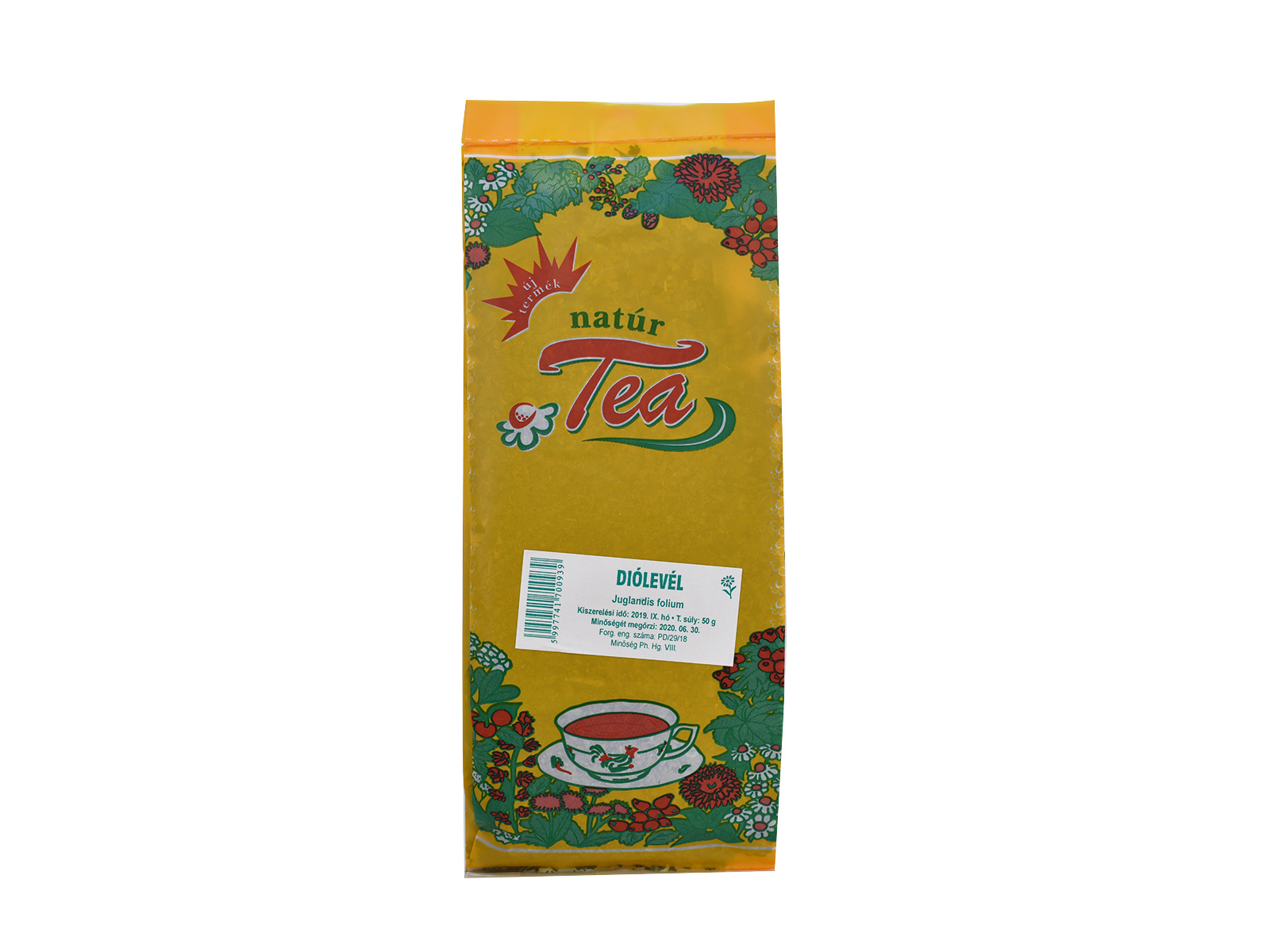 NATÚR TEA DIÓLEVÉL 50G