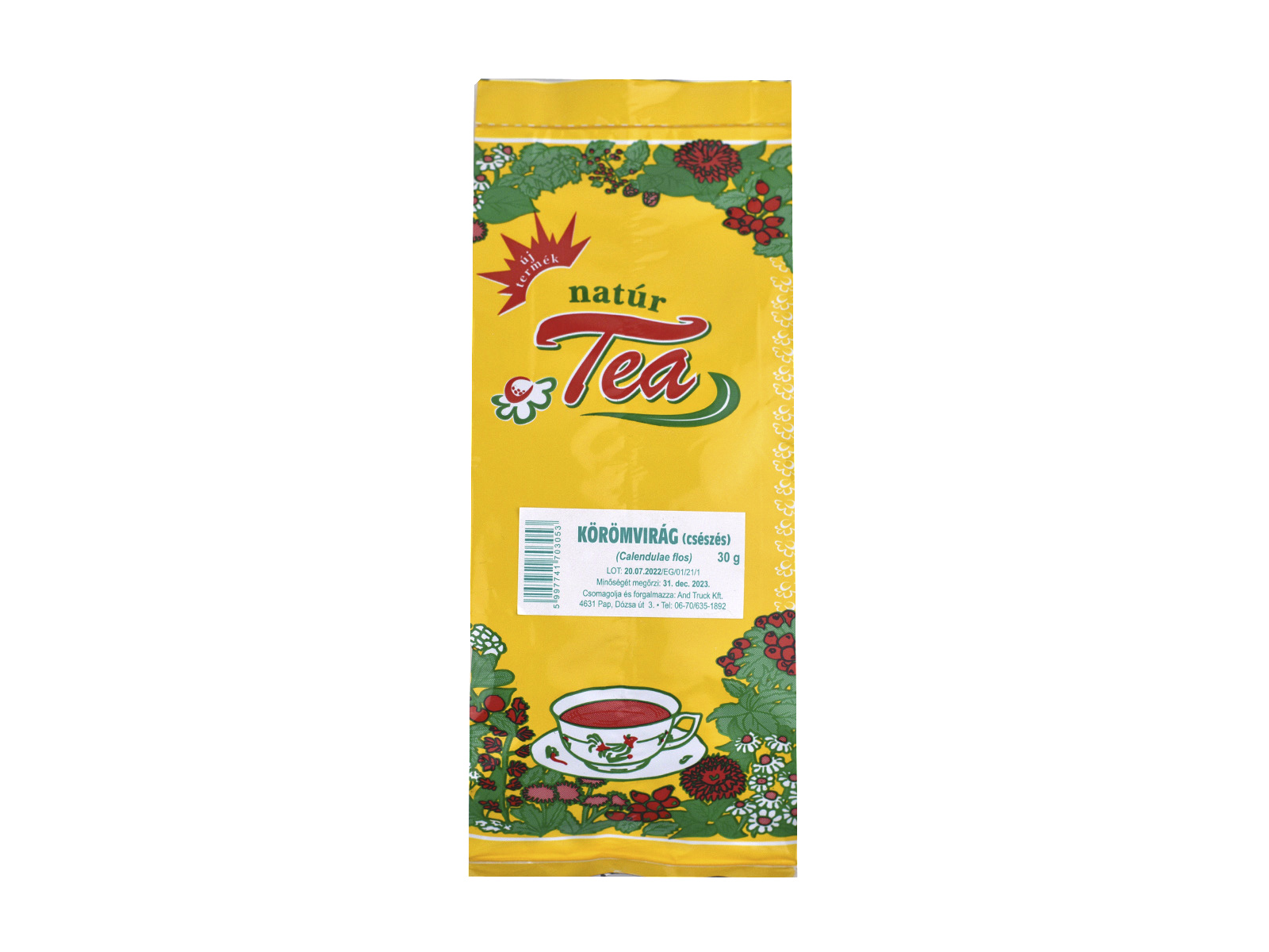 NATÚR TEA KÖRÖMVIRÁG  (CSÉSZÉS) 30G