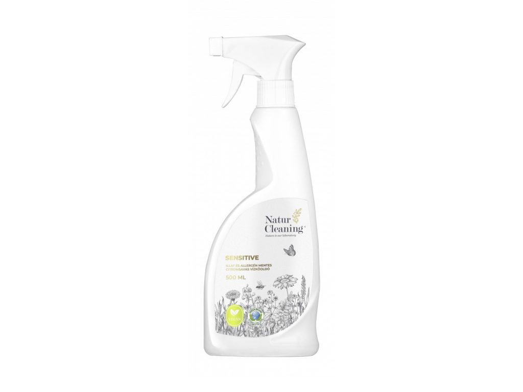 NATURCLEANING CITROMSAVAS VÍZKŐOLDÓ SENSITIVE ILLAT ÉS ALLERGÉNMENTES  500ML