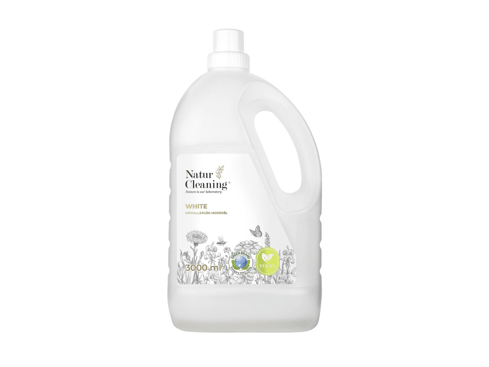 NATURCLEANING HIPOALLERGÉN MOSÓGÉL WHITE 3000ML