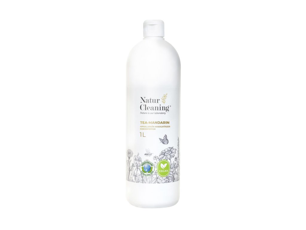 NATURCLEANING HIPOALLERGÉN MOSOGATÓSZER TEA-MANDARIN ILLATTAL 1000ML