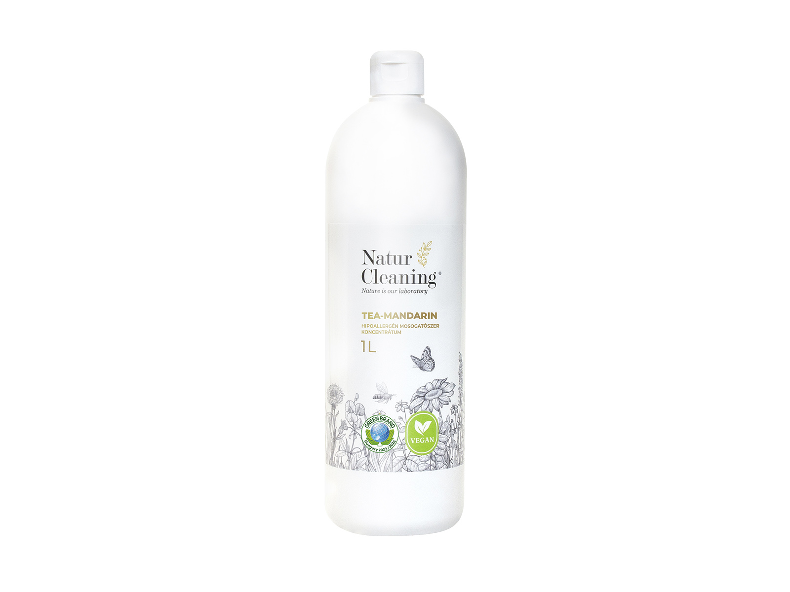 NATURCLEANING HIPOALLERGÉN MOSOGATÓSZER TEA-MANDARIN ILLATTAL 1000ML