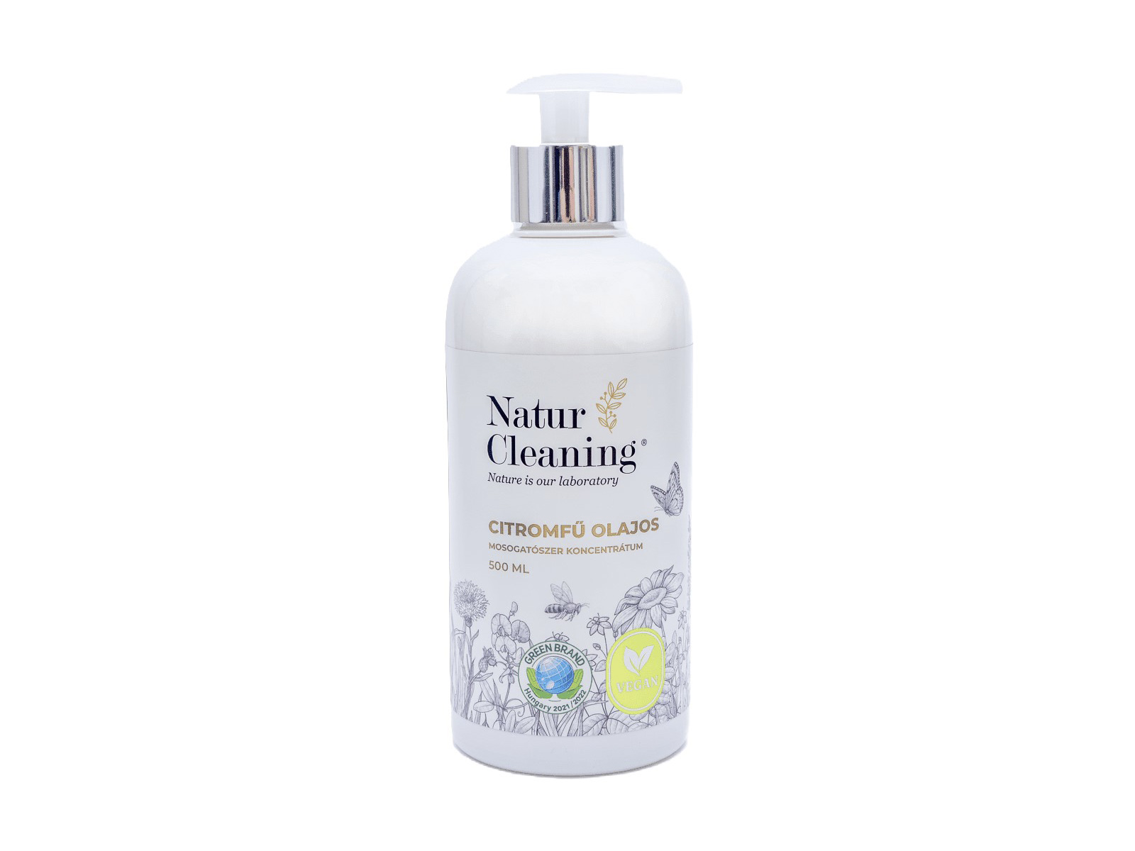 NATURCLEANING MOSOGATÓSZER KONCENTRÁTUM CITROMFŰ OLAJOS 500ML