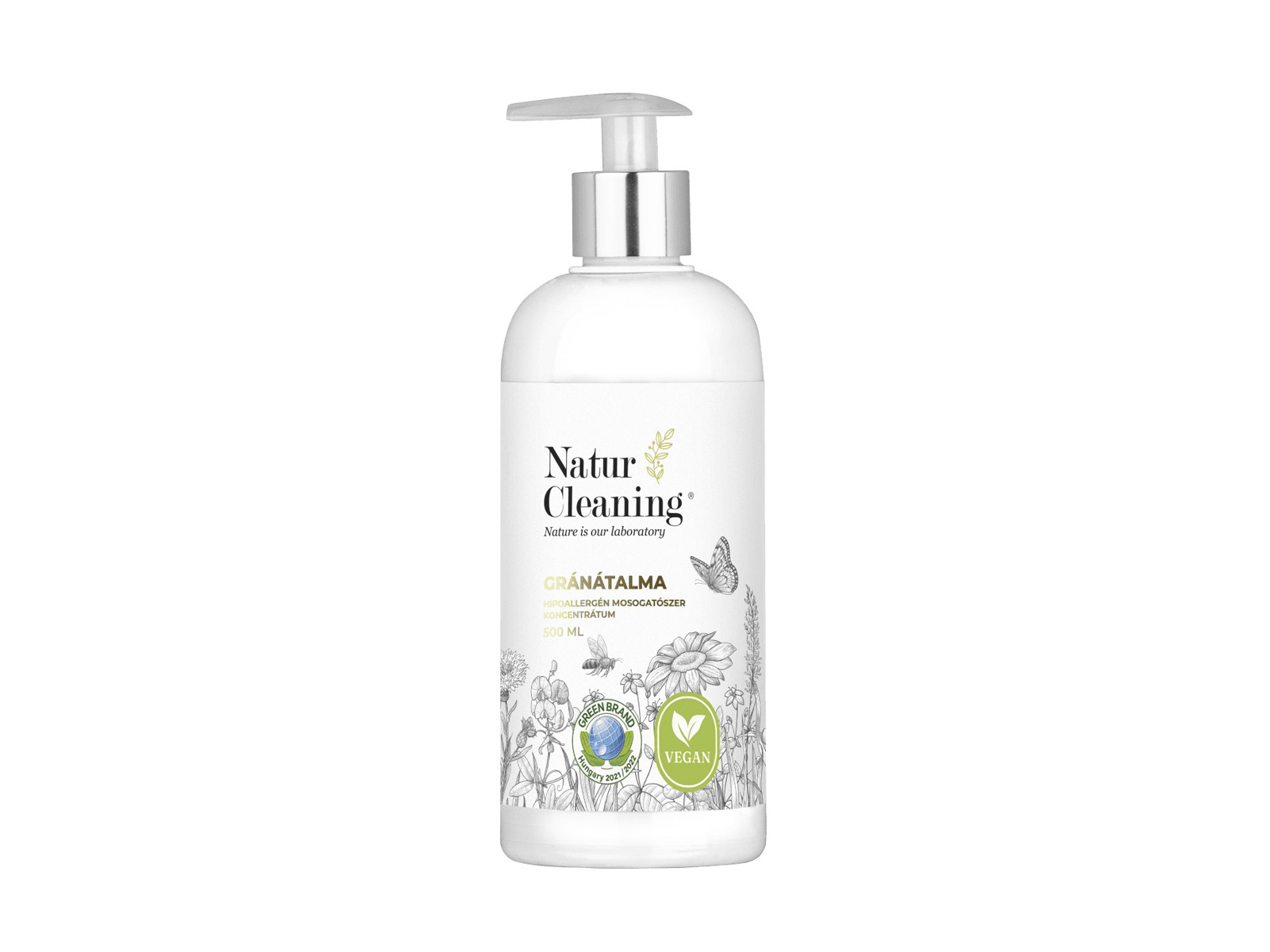 NATURCLEANING MOSOGATÓSZER KONCENTRÁTUM GRÁNÁTALMA 500ML