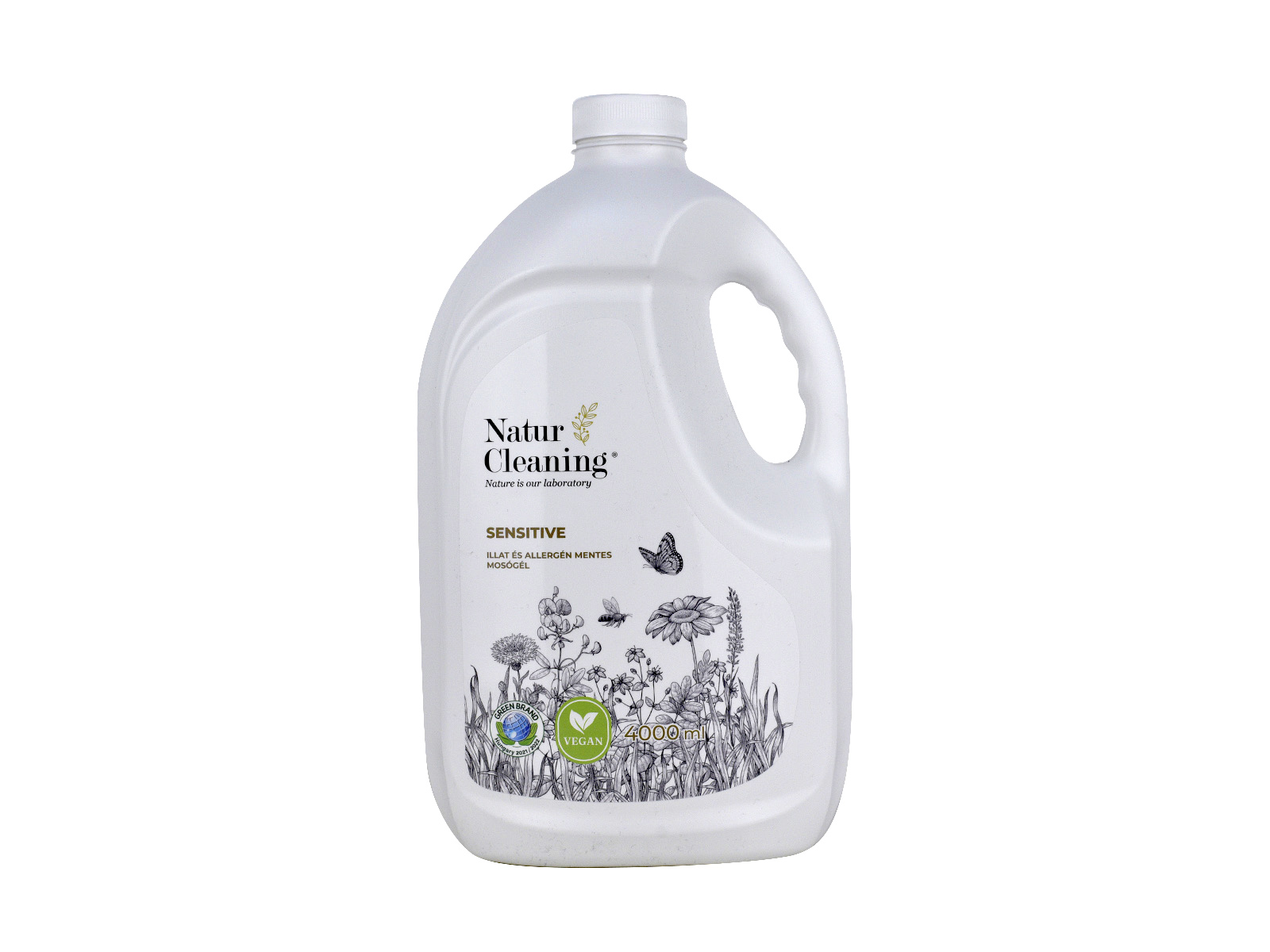 NATURCLEANING SENSITIVE ILLAT- ÉS ALLERGÉN MENTES MOSÓGÉL 4000ML