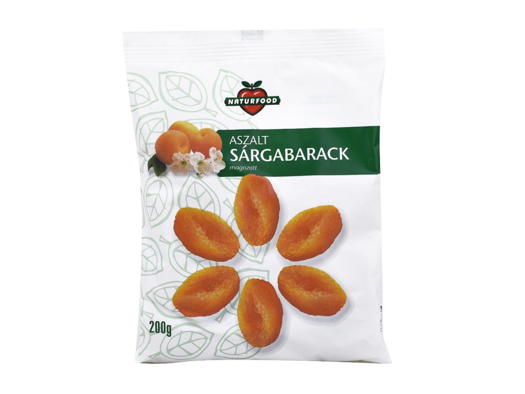 NATURFOOD ASZALT SÁRGABARACK 200G