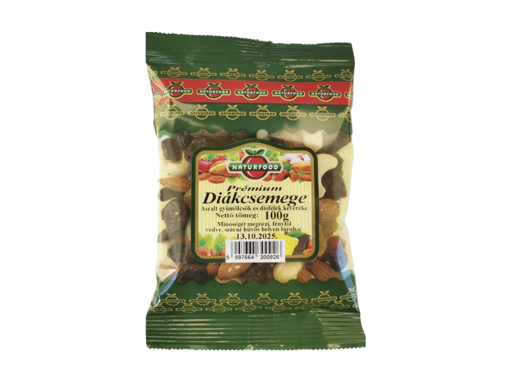 NATURFOOD PRÉMIUM DIÁKCSEMEGE 100G