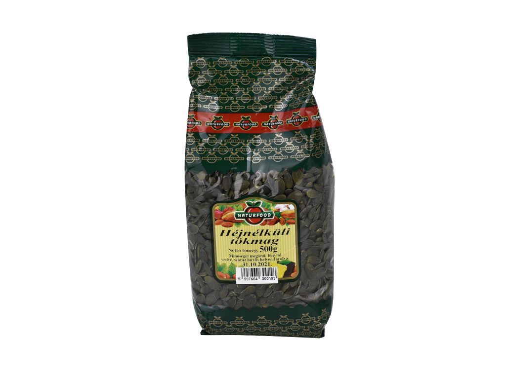 NATURFOOD TÖKMAG HÉJNÉLKÜLI 500G